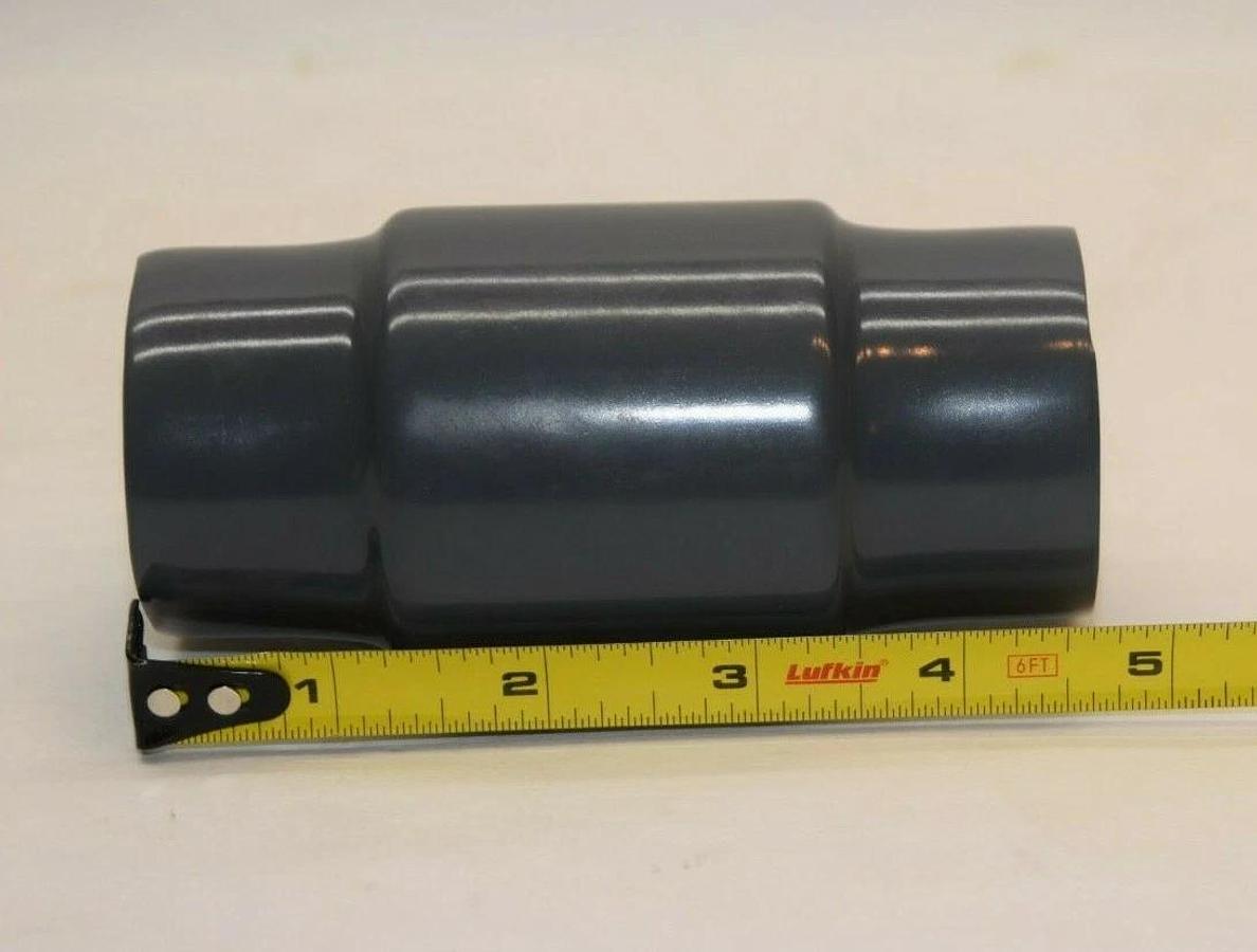 (NEW) PLASTI-BOND Red H2OT 1-1/2" Coated Conduit Body Straight Fitting