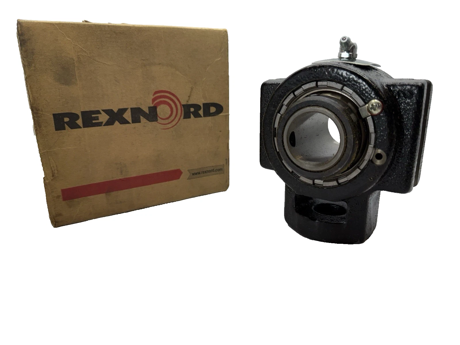 Rex REXNORD TAKE-UP ROLLER BEARING SIDE MOUNT SPHERICAL ROLLER ZT32104, 1-1/4"