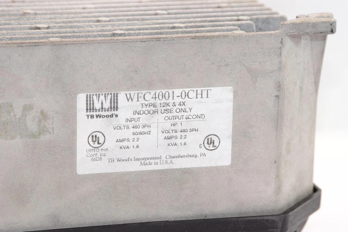 Used TB WOODS WFC4001-0CHT 2.2A 460V Drive