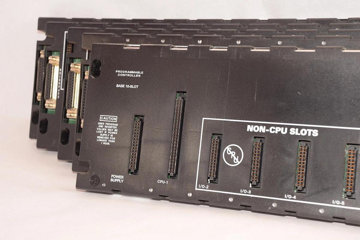 Used (Lot of 5) GE FANUC / ALSTOM IC693CHS391N 10-Slot Expansion Rack