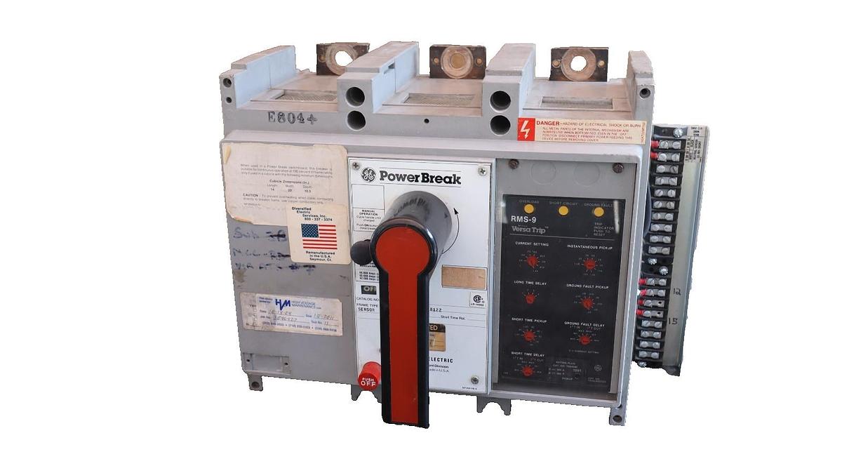 Refurbished GE General Electric Circuit Breaker Power Break 800A Amp TP88SSZ TR8S500