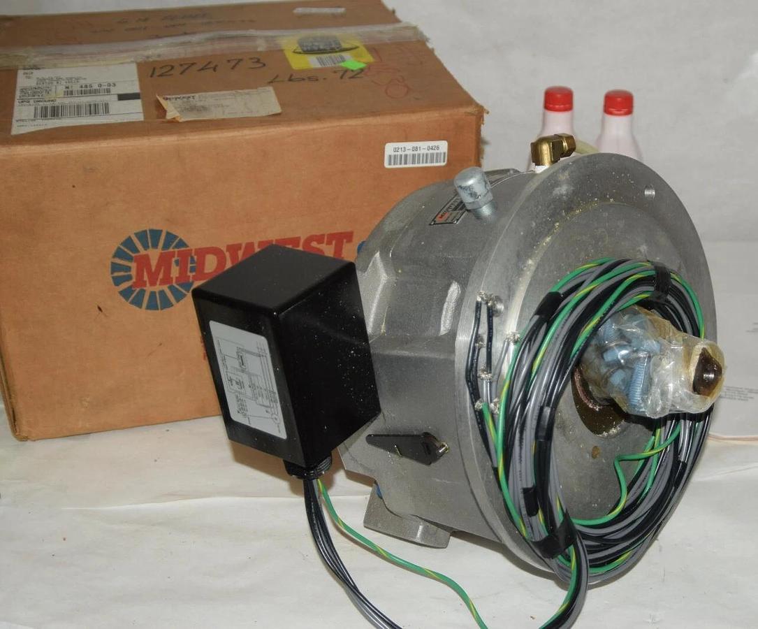 MIDWEST BRAKE 9824H1338338066Y 47 ft lbs 460v 1-1/2" 9824-H1338-3380-66Y NEW