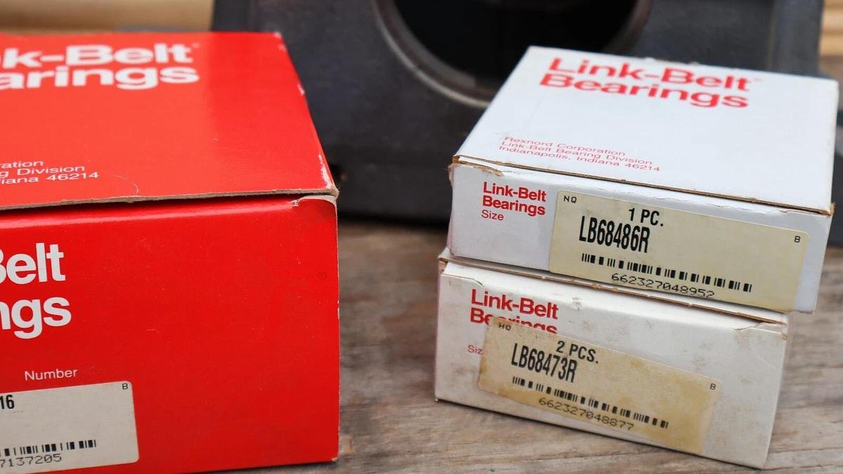 Link-Belt Link Belt Pillow Block Housing Assembly Bearing 2-15/16" PLB6847RC NOS