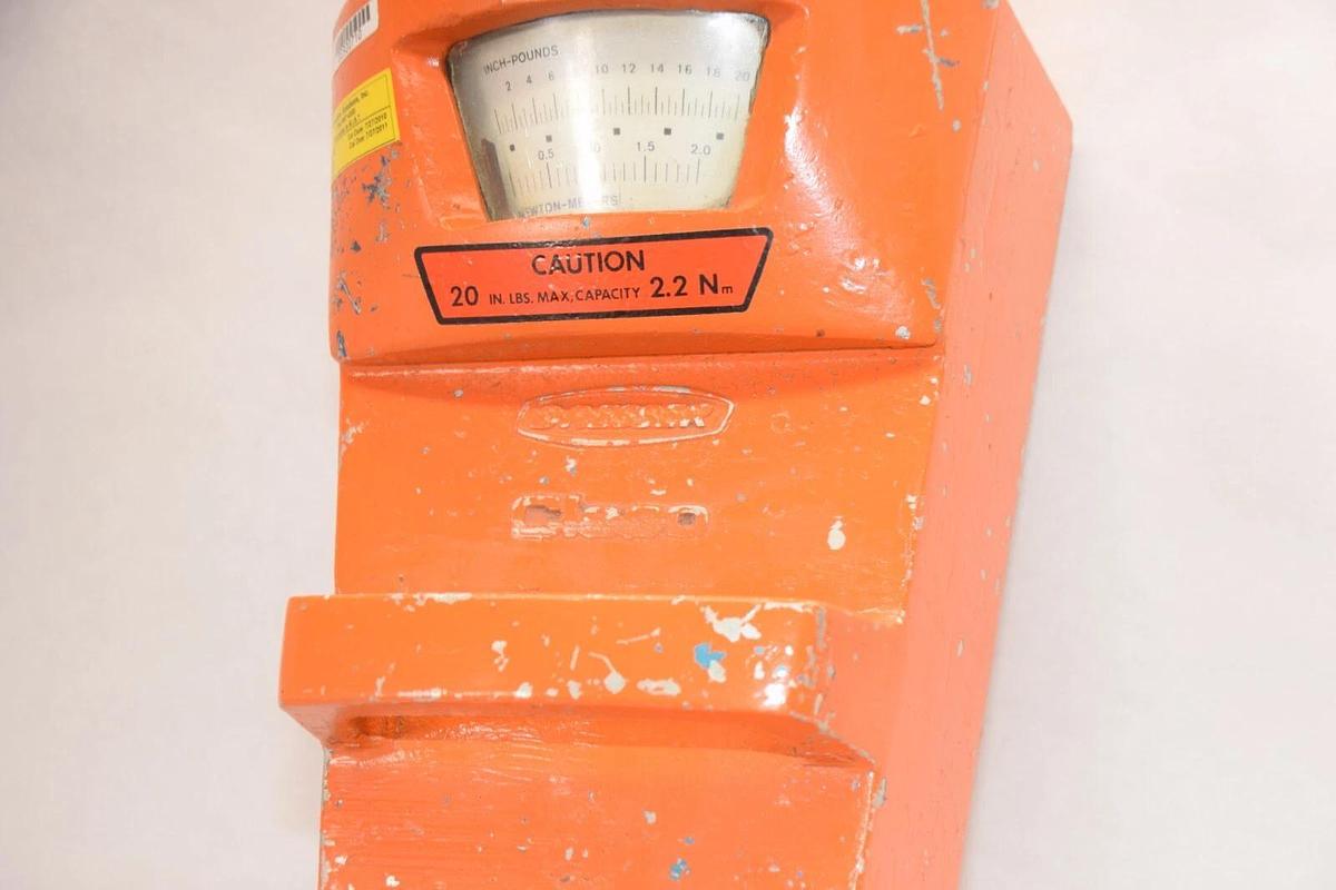 Used CLECO DRESSER P/2B P2B Power Tool Torque Analyzer 20 IN 20IN LBS 2.2 Nm