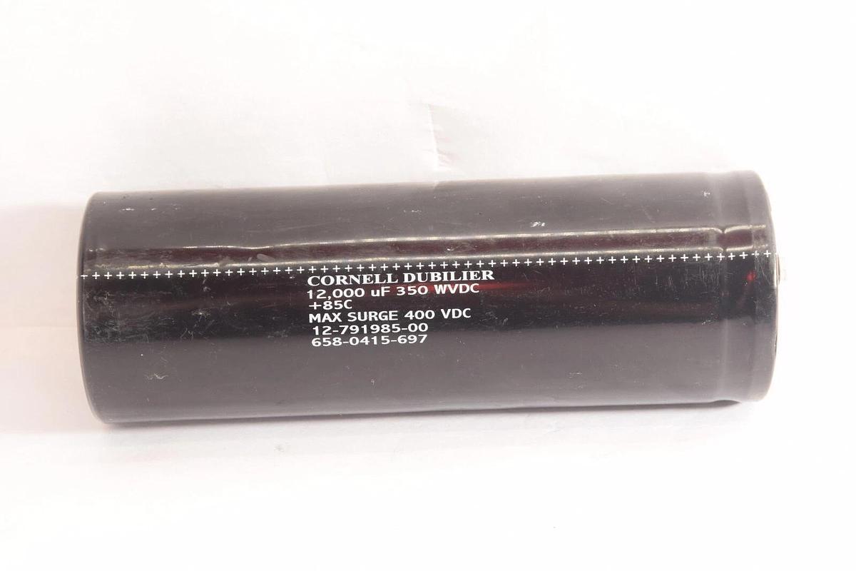 Used (Lot of 5) CORNELL DUBILIER 12-791985-00 , 658-0415-697 12000uF Capacitor