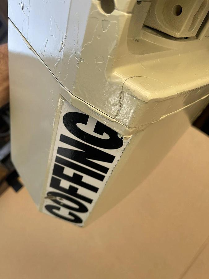 Used Coffing 1/2 Ton Electric Chain Hoist 1/2T 1000lb EC-10-16-1  115 / 230V 6' Lift