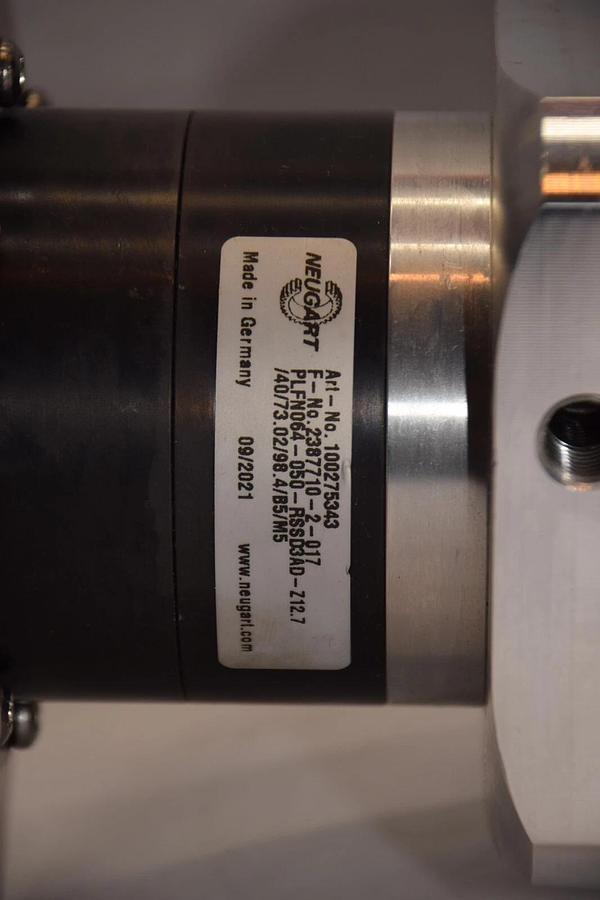 Used ADAPTAS SOLUTIONS DET24-124-EV48 Motor NEUGART Gearbox PLFN064-050-RSSD3AD-Z12.7