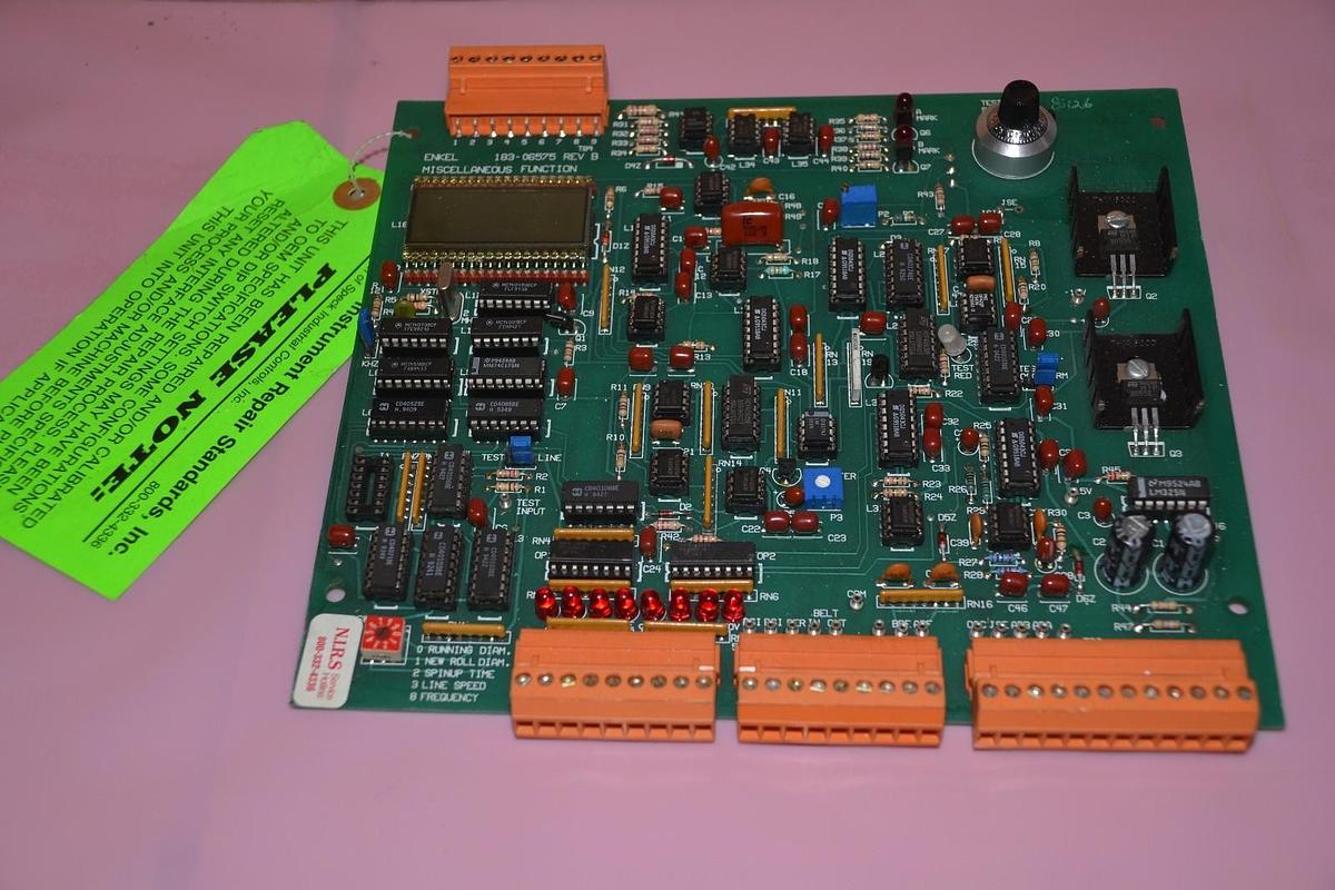 Refurbished ENKEL 183-06575 18306575 REV B MISCELLANEOUS FUNCTION PC BOARD CONTROL