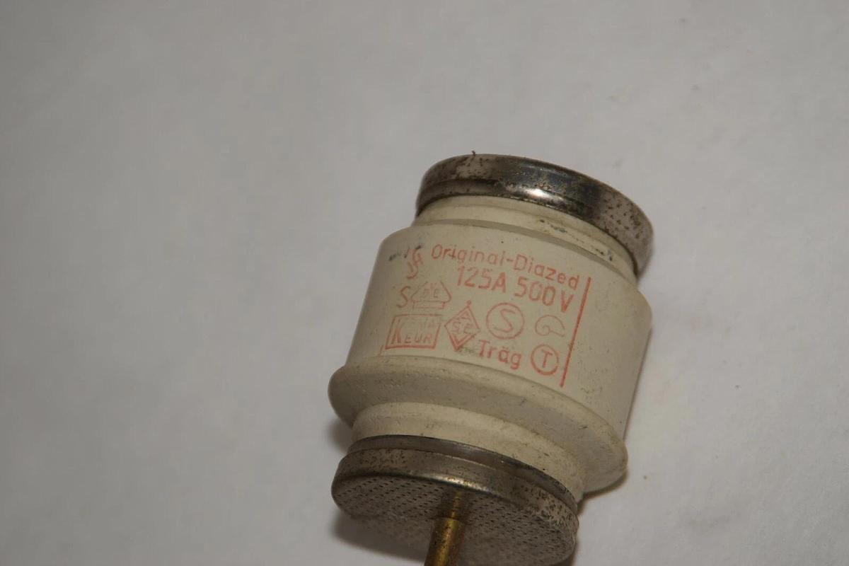 (NEW) ORIGINAL DIAZED 125A 125Amp 500V Trag Fuse