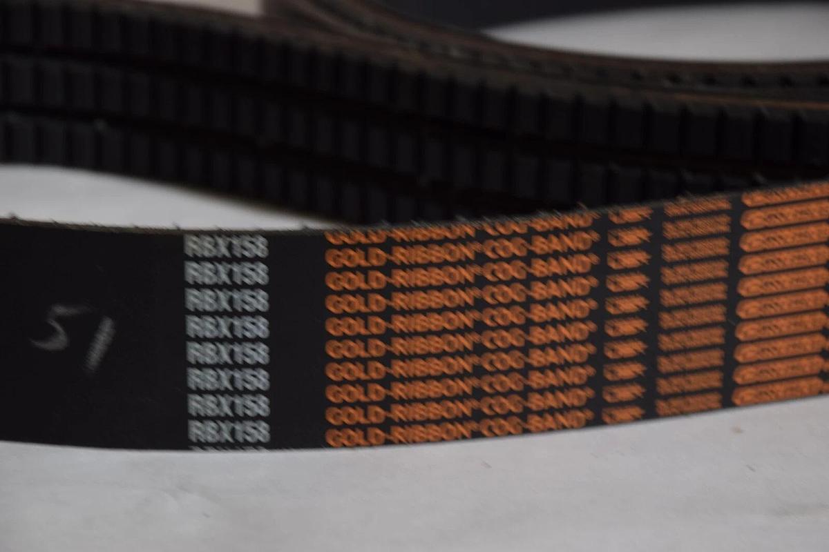 CARLISLE TIMKEN GOLD RIBBON  RBX158 RBX158/3 3/RBX1583 3-Rib Cog-Band Belt (NEW)