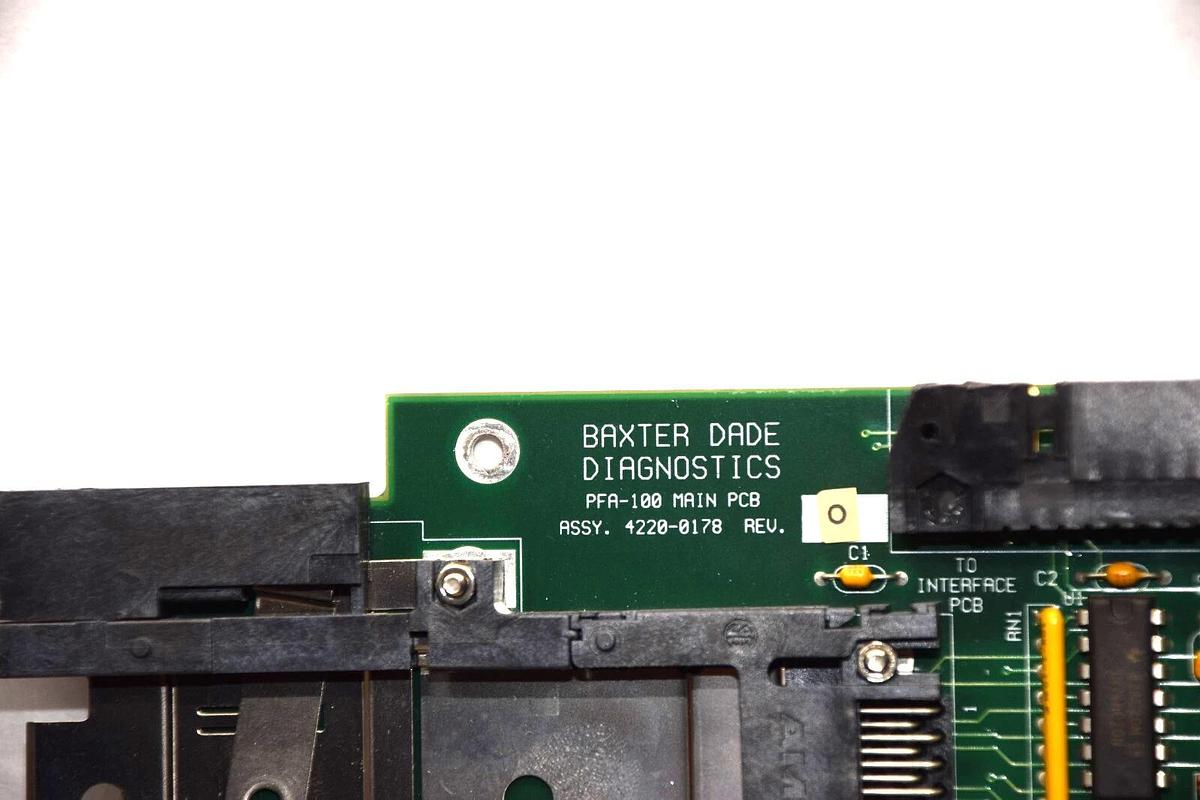 Used BAXTER DADE DIAGNOSTICS 4220-0178 , PFSA-100 Main PCB Board Card