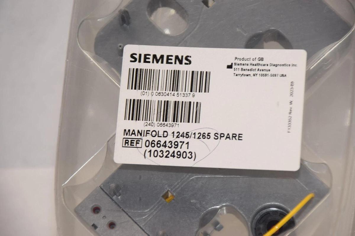 (NEW) SIEMENS 1245/1265 , 1245 & 1265 Spare Manifold 06643971 - 10324903