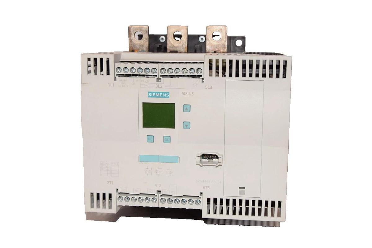 Used Siemens AC Semiconductor Motor Starter 3RW4444-6BC34 SIRIUS 115vac