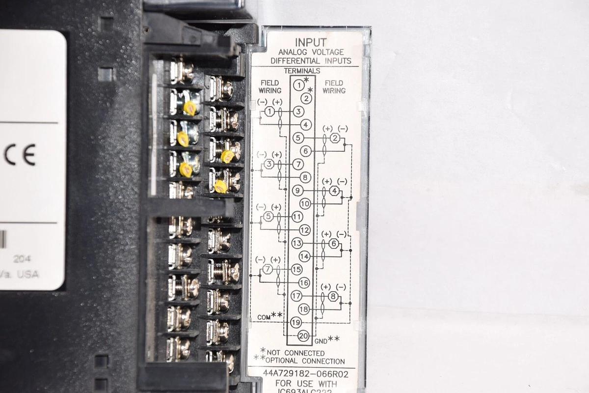 Used GE FANUC Input Module IC693ALG222C 16pt Voltage Input Analog Module