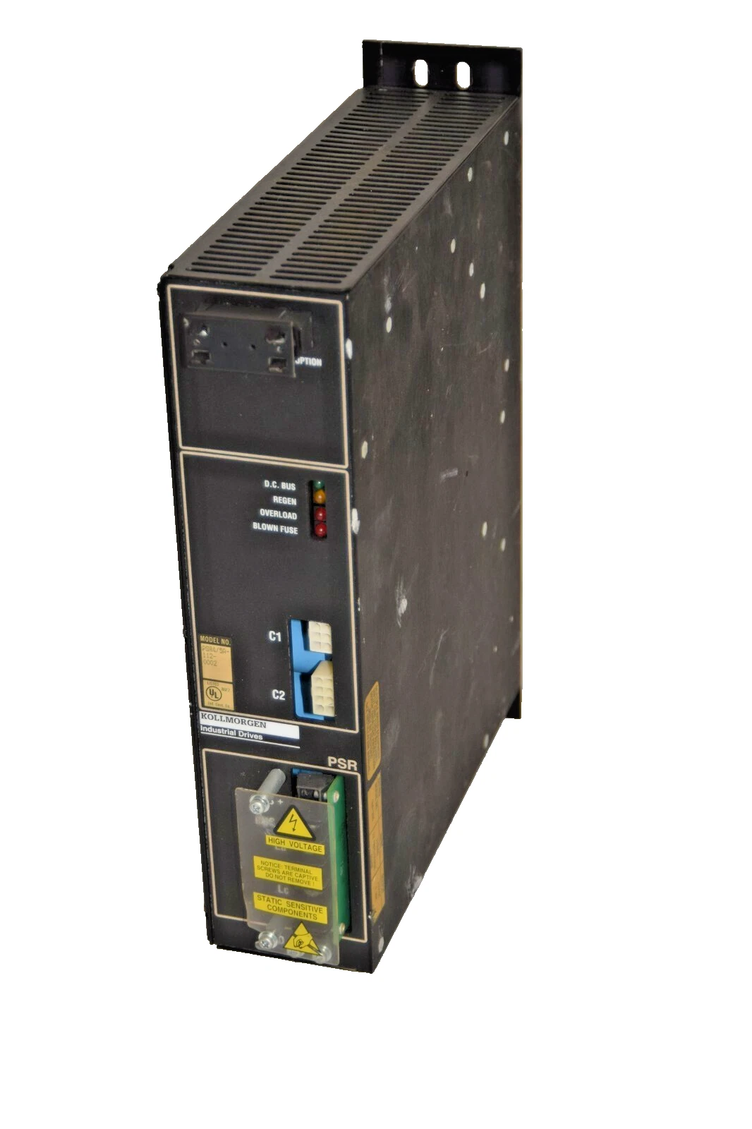 Used KOLLMORGEN PSR4/5A-112-0002 Input 115Vac Output 140Vdc Power Supply