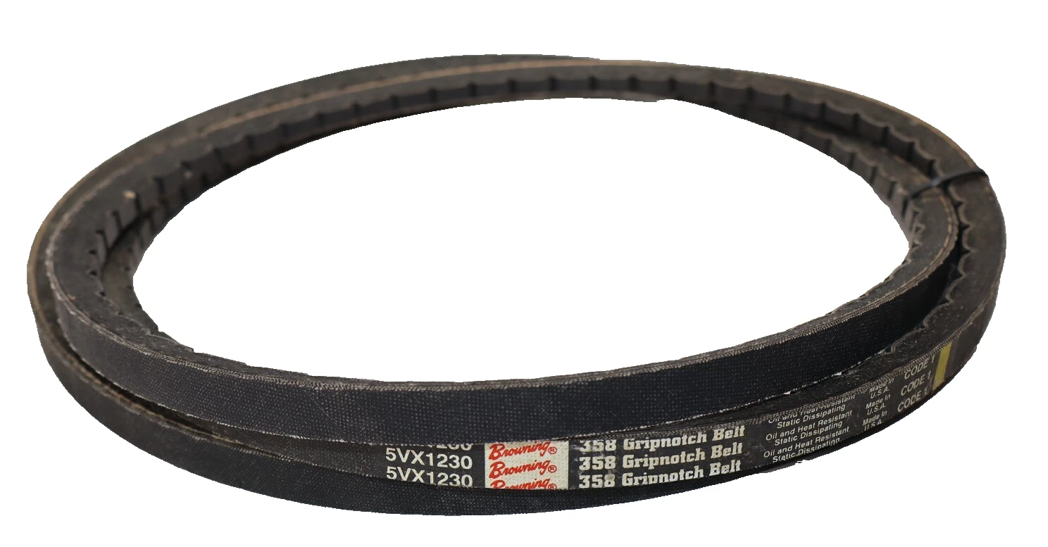 Browning Gripnotch Belt Cogged V-Belt 5VX1230 USA (NEW)