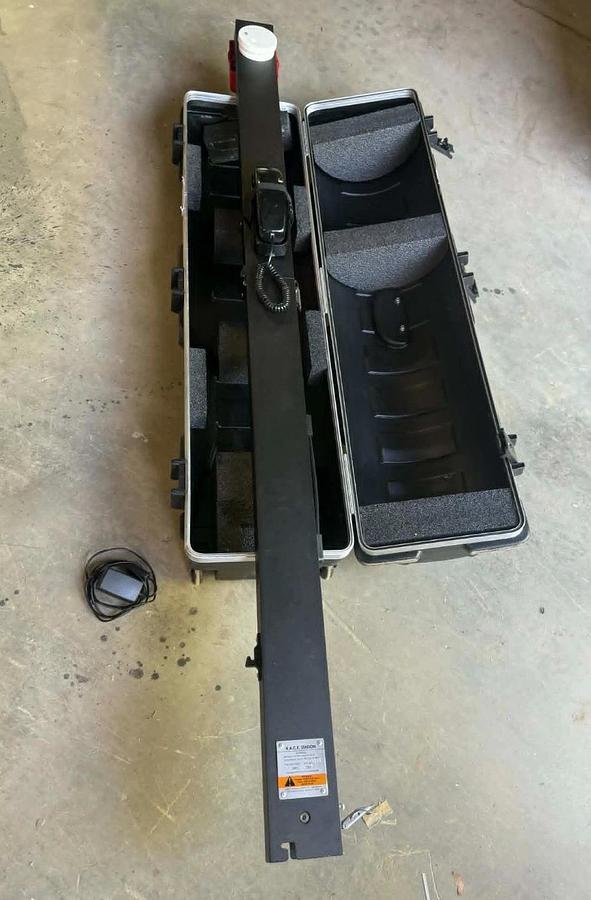 Used Bullex R.A.C.E. Station RACE001 Fire Training pull station, alarm phone w/ Case