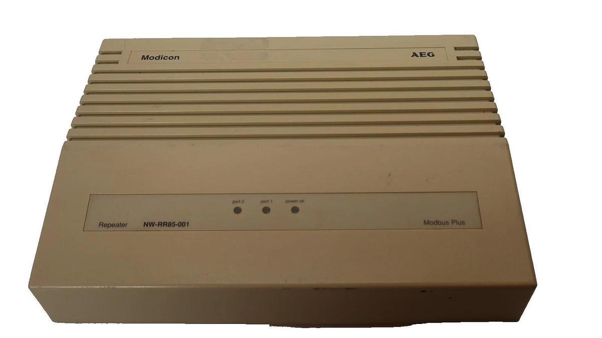 Used AEG Modicon Repeater Assembly Module NW-RR85-001 , NWRR85001 (Cosmetic Dmg)