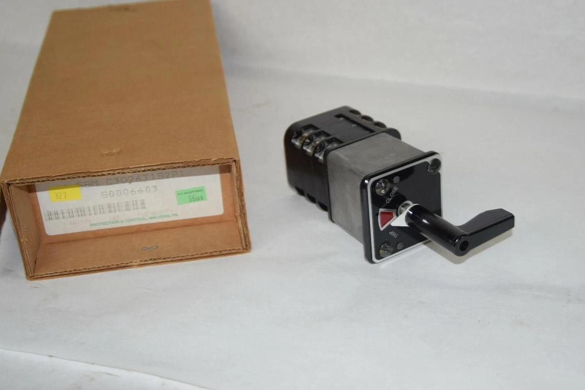 GE C3D26T1S2P1 SBM Rotary Switch  SBM-C3D26T1S2P1, SBM C3D26T1S2P1