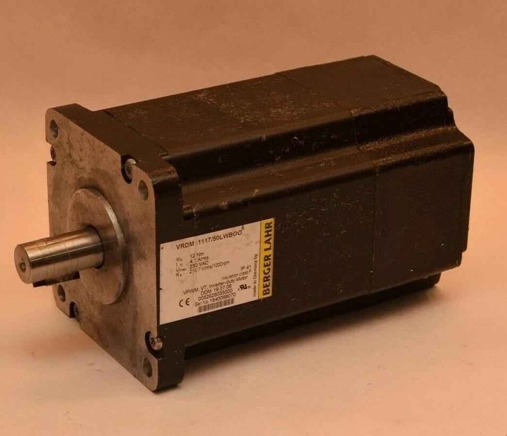 Used BERGER LAHR VRDM31117/50LWBOO VRDM31117/50LWB 230Vac 4,1Arms Servo Motor