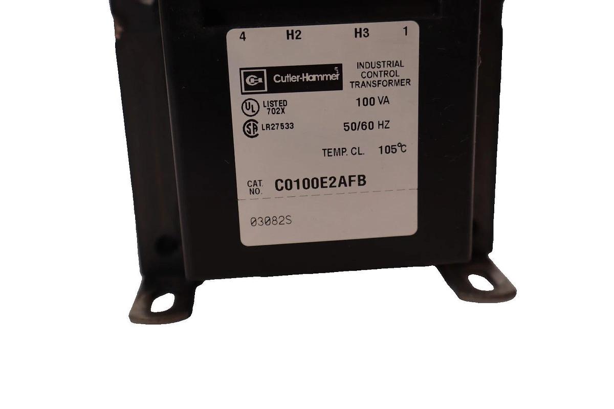Used Cutler Hammer Transformer C0100E2AFB W/ Fuse Holder BCA6032PQ-MT