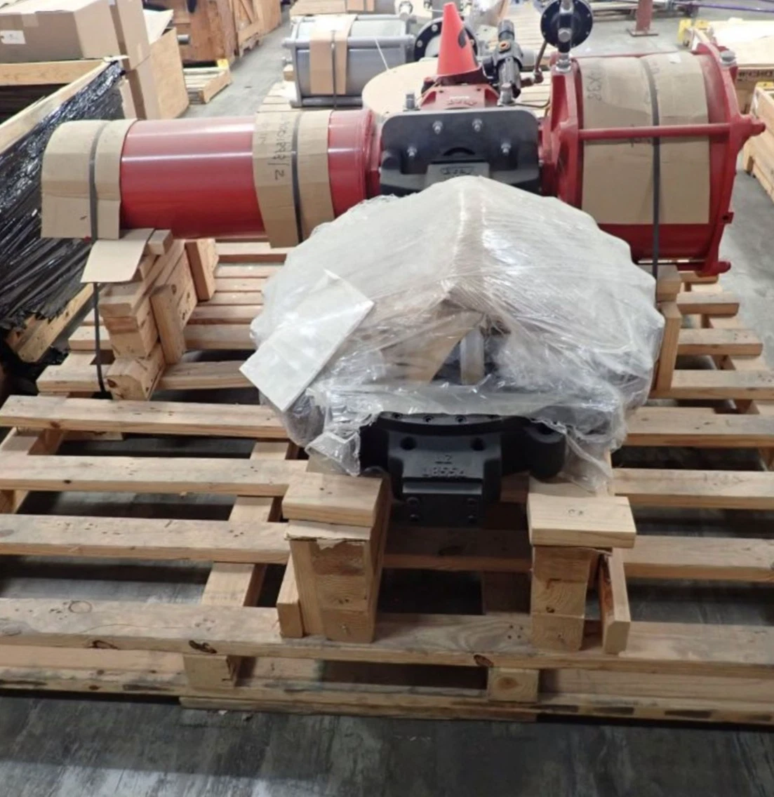 Used 24-inch Bray Butterfly Valve 98F1N3-213D11N000S0 24" 41240011001466, 4-20MAPT-PT