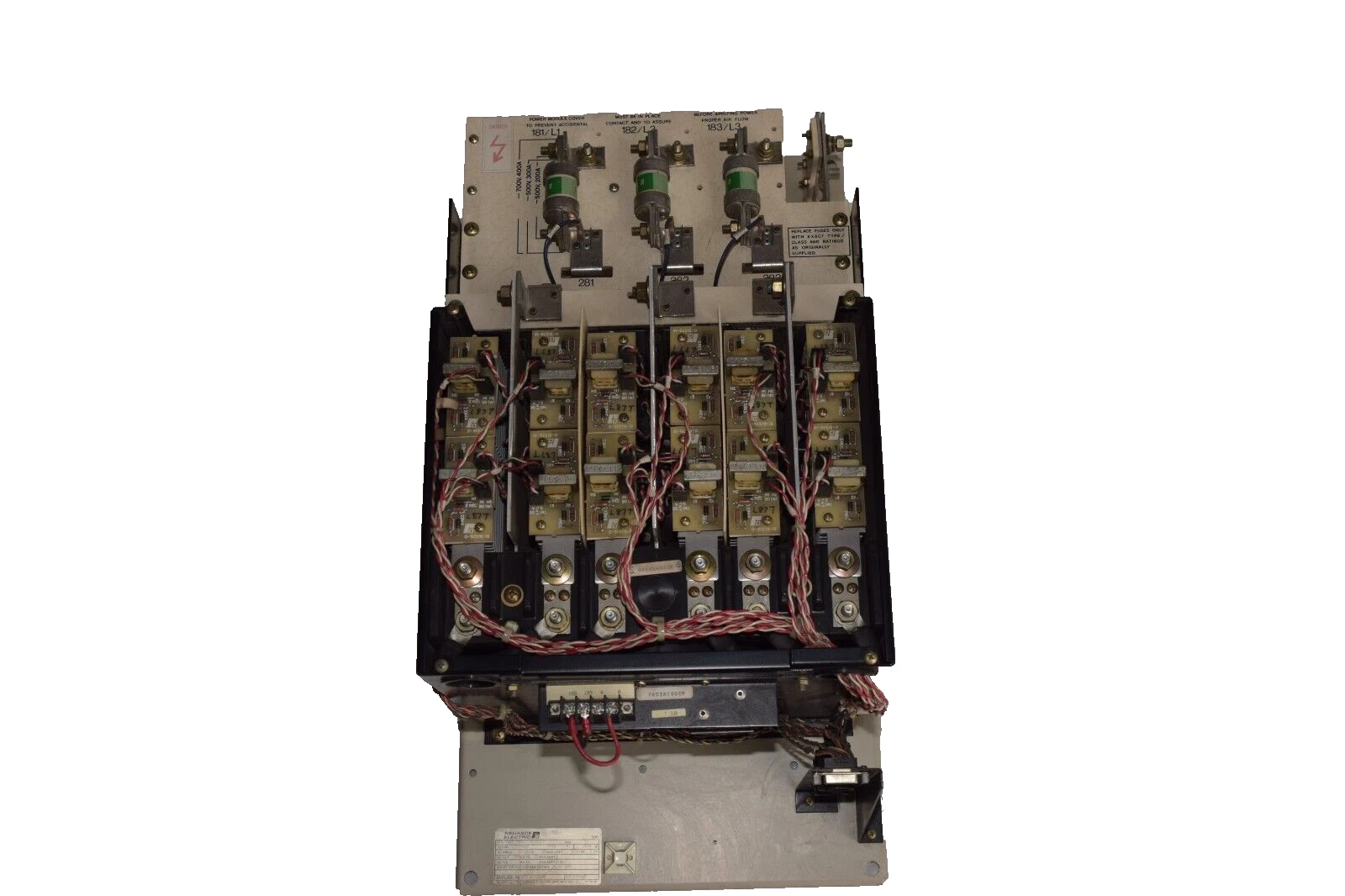 Used RELIANCE ELECTRIC DCS POWER MODULE (S6R-DIG) 803611-RE, 30311-RE, 73Amp 15-20HP