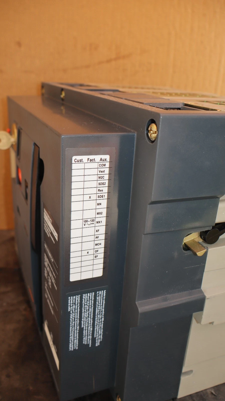 Refurbished Square D Breaker Masterpact NW16N 1600A Micrologic 5.0 WG1EER33A9SXFXXXXA 1600 A