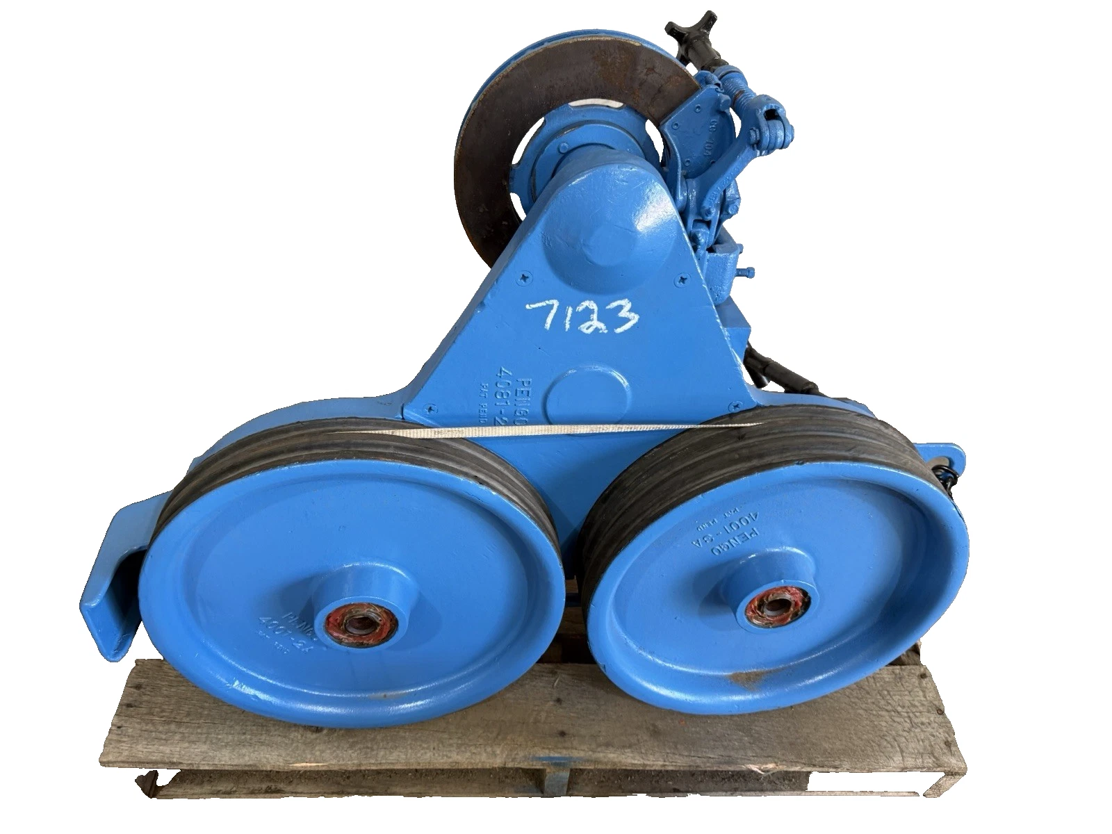 Refurbished Pengo Petersen 4000 P M, 4081-2A Overhead Line Cable Puller 4000PM