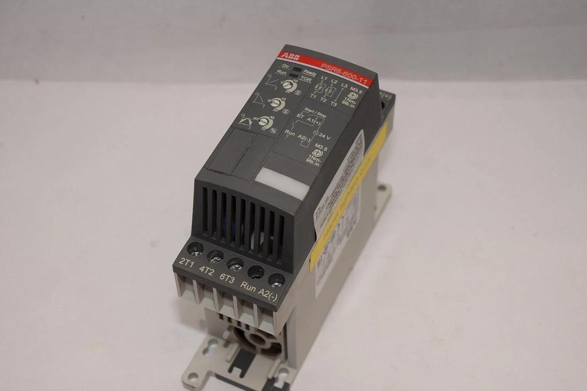 Used ABB PSR6-600-11 , PSR660011 , 1SFA896104R1100 24V Soft Starter