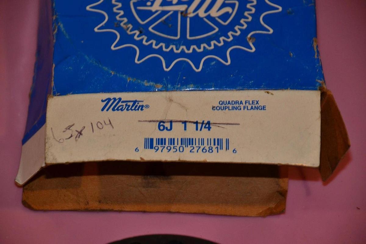 MARTIN COUPLING FLANGE 6J 1 1/4" NEW