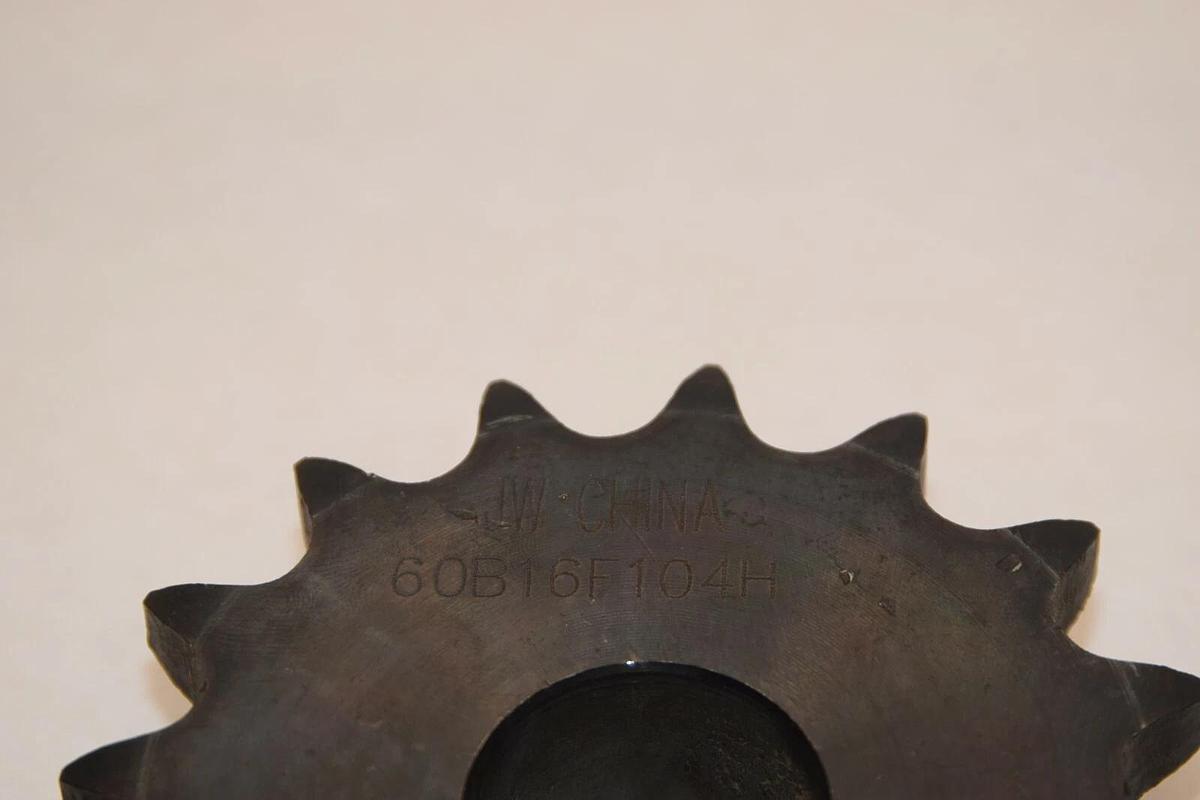 (NEW) JW 60B16F104H 16 Teeth 1-1/4" Bore Sprocket