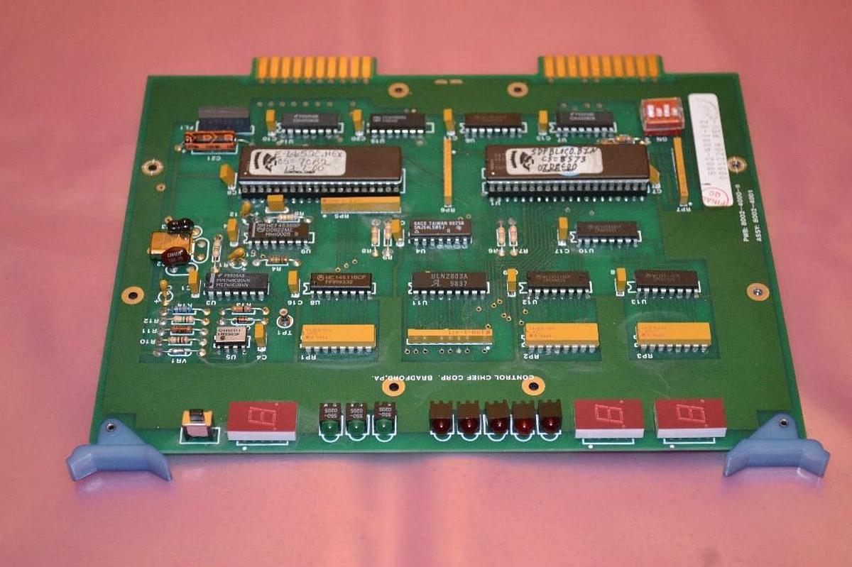 Used Control Chief Board Card 8002-4001-02 8002 4001 02 8002400102 Rev C