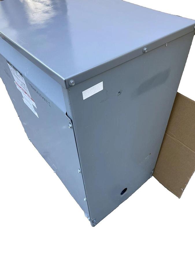 Used SQUARE D SORGEL TRANSFORMER 63KVA 63 kva 3PH 63T145HDIT HV 460 LV 460Y/266 AA