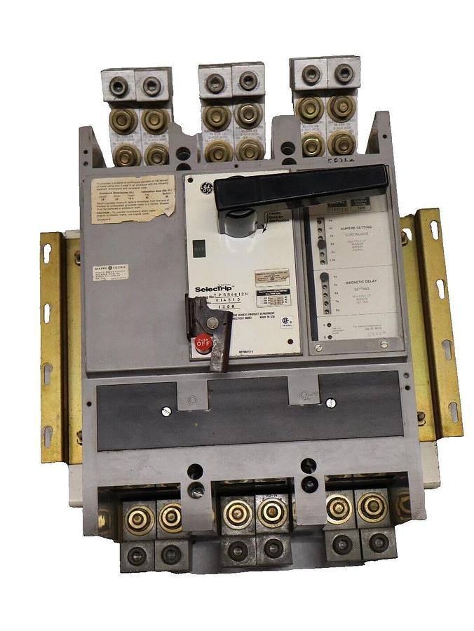 Used GE General Electric Powerbreak Circuit Breaker TPRR4612N V14513 1200 Amp 1200A