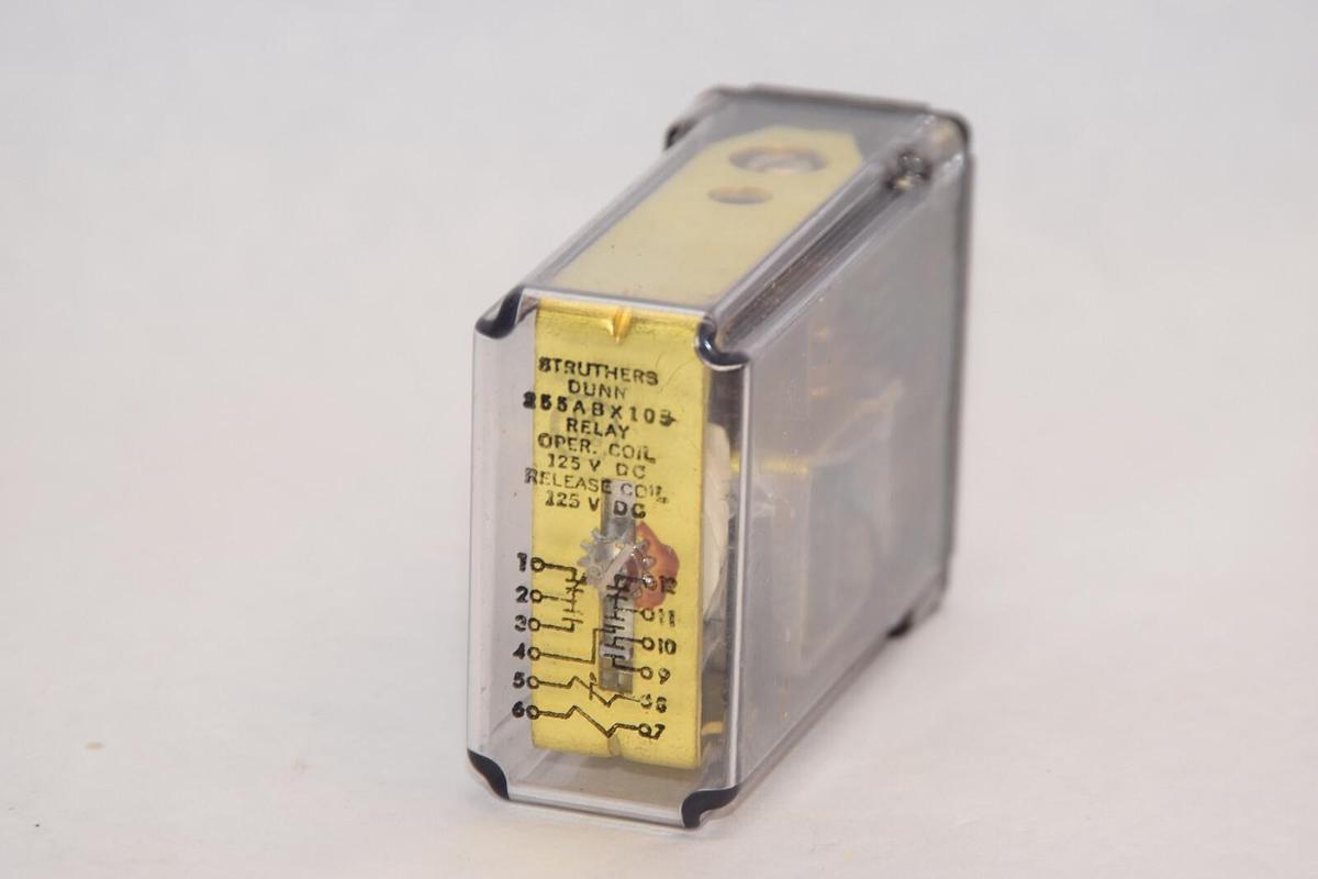Used STRUTHERS DUNN 255ABX105 125V Relay