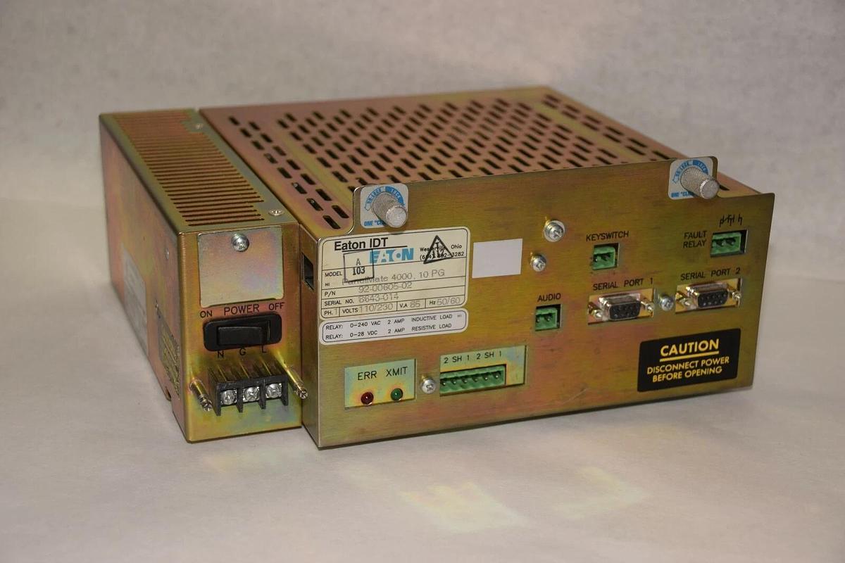 Used Eaton IDT PanelMate 4000 10PG Controller Power Module 92-00605-02 110/230v 1ph