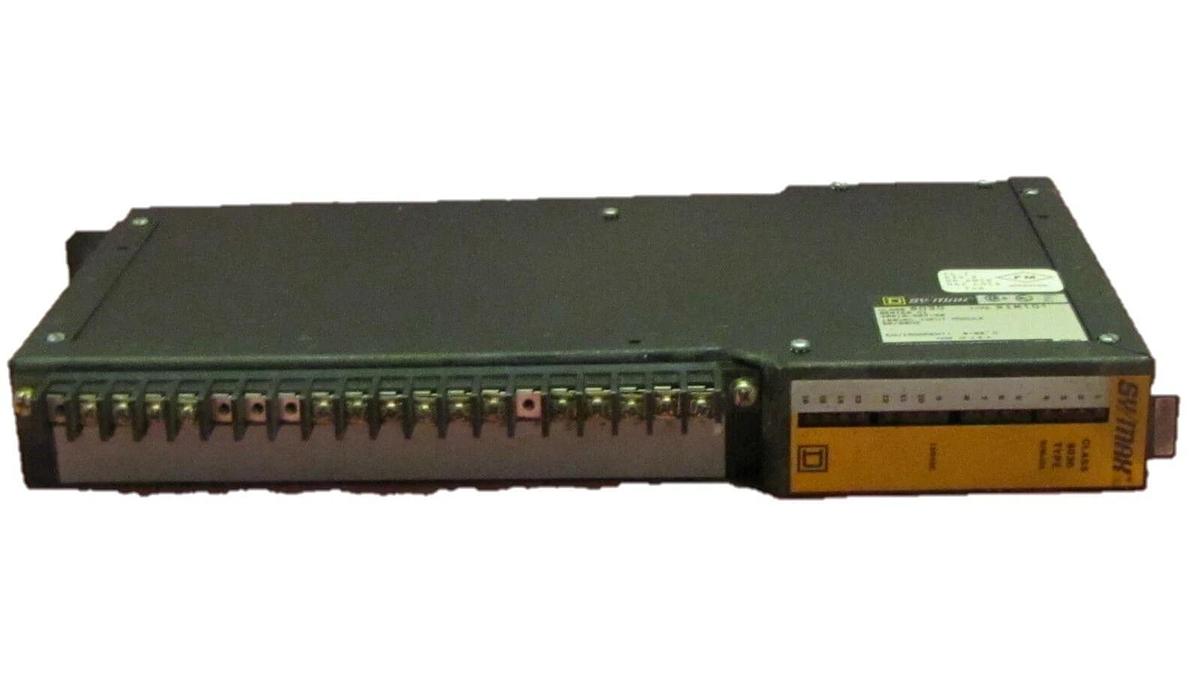 Used SQUARE D SY/MAX ANALOG INPUT MODULE 8030RIM101 8030 RIM101 C1 120V 120 V