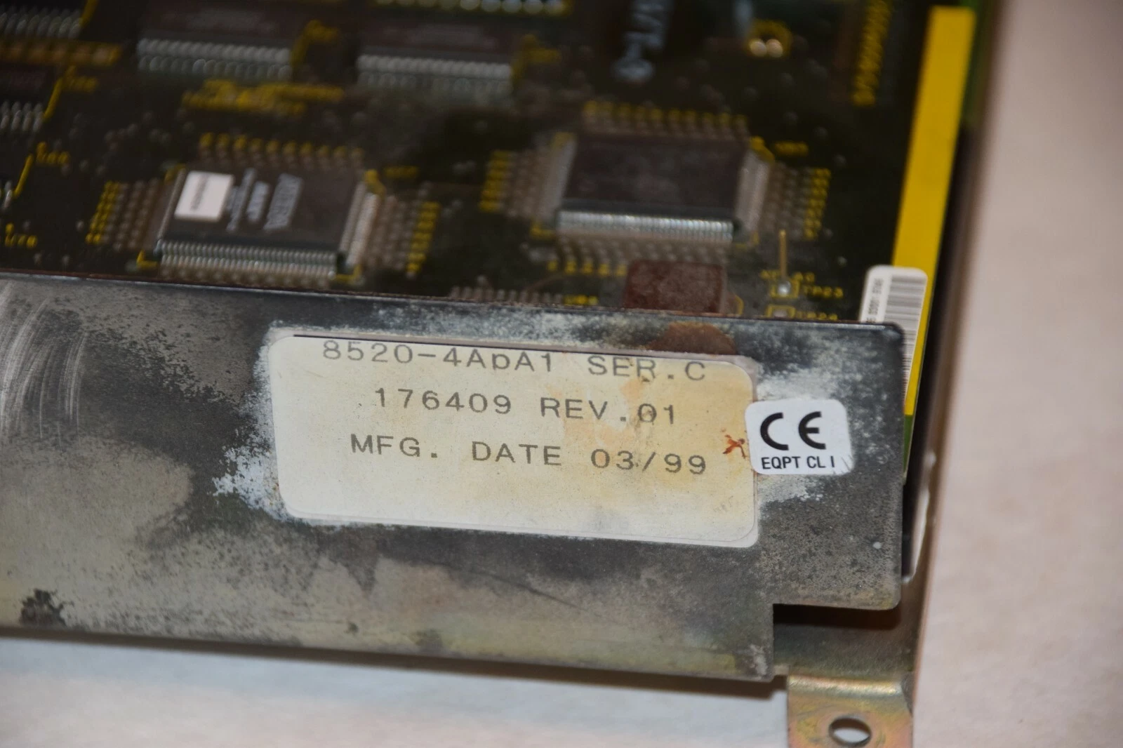 Used ALLEN BRADLEY 8520-4APA1 PROCESSOR MODULE 176409 Rev.01 As-Is