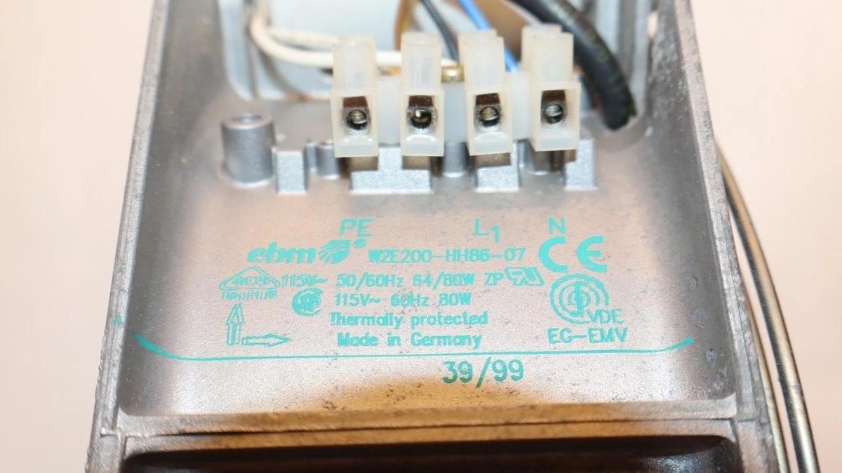 Used EBM Papst Fan W2E200-HH86-07 80W 60Hz 115V W2E200HH8607