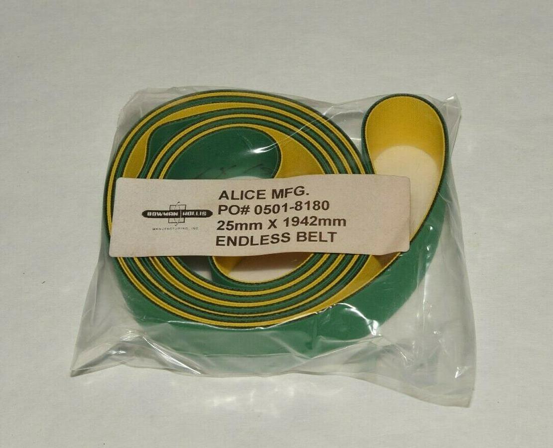 BOWMAN HOLLIS Endless Belt 0501-8180 05018180 25mm X 1942mm  (NEW)