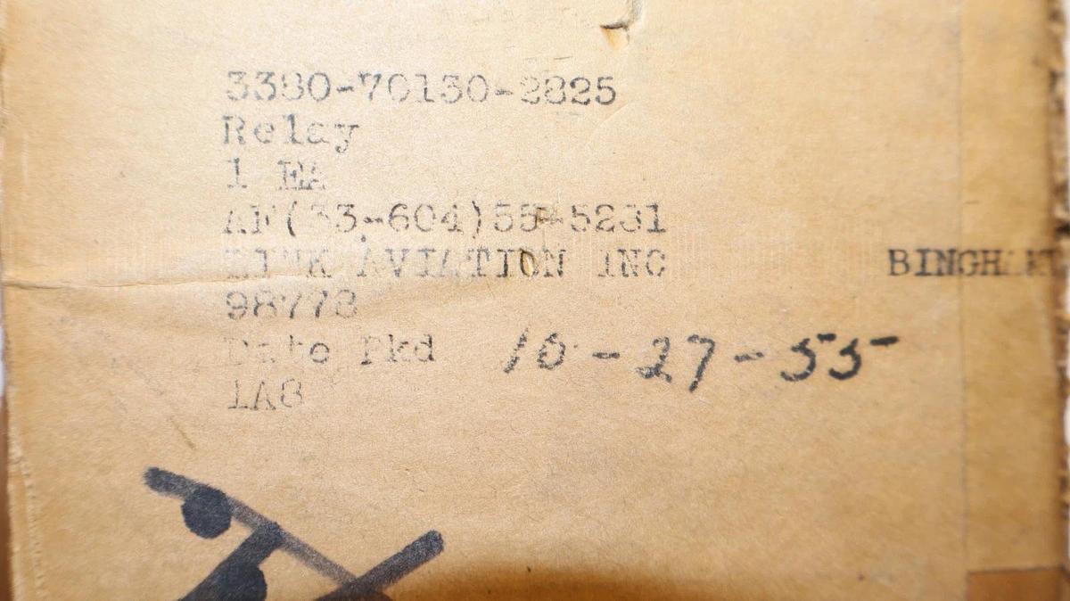 Link Aviation Relay 3380-70130-2825 CRA-00-22 U 98778 CRA0022U (New)