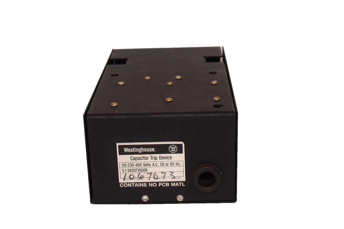 Used Westinghouse 382D719G06 115-230-460V Capacitor Trip Device