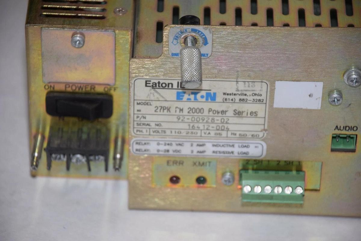 Used Cutler Hammer Eaton IDT  27PK PM 2000 92-00928-02 Power Series Control Module