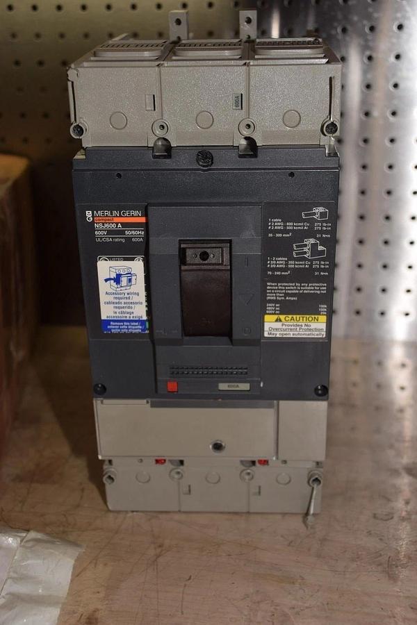 (New) MERLIN GERIN NSJ600a breaker  NJHN36000S60ABSO 600  600 A 600AMP 600 AMP