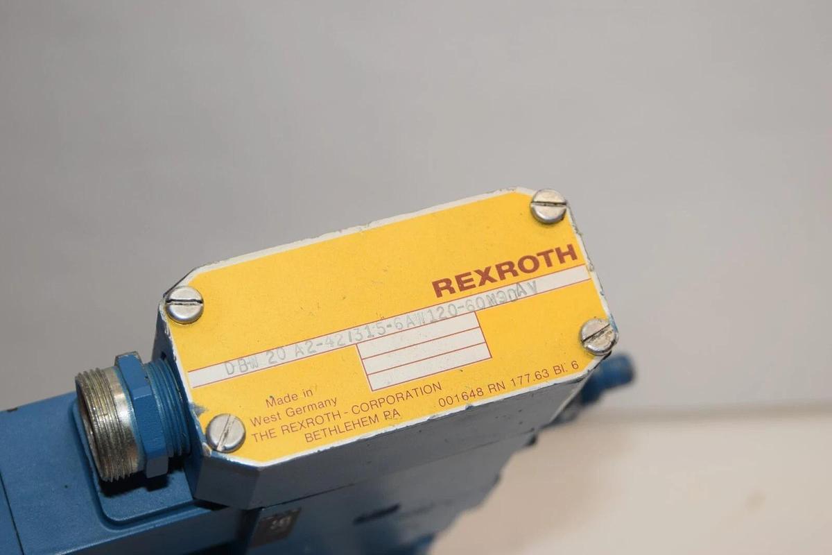Used REXROTH DBW20A2-42/315-6AW120-60M9DAV Stack Valve