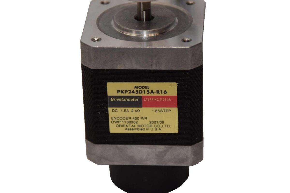 Used Oriental Stepping Motor PKP245D15A-R16 1.5a 1.8deg step w/ E5-400-197-NE-S-D-D-B