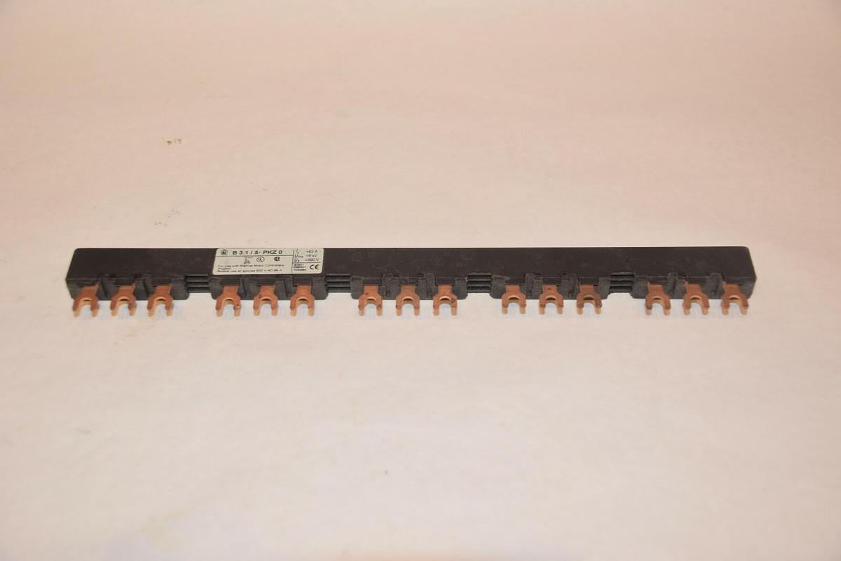 Used KLOCKNER / MOELLER B3.1/5-PKZ0 63A 690V 5 POSITION BUSS BAR