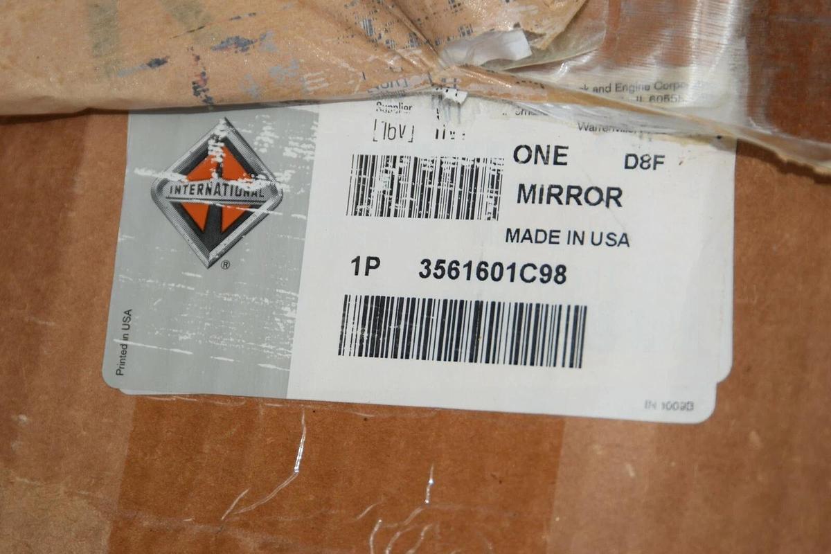 INTERNATIONAL 3561601C98 594052003 BLK LH Mirror Assembly Cab/Door
