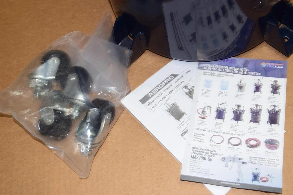 (NEW) TCP GLOBAL 8363H 20L / 5Gal Hand Mixing Paint Pressure Tank